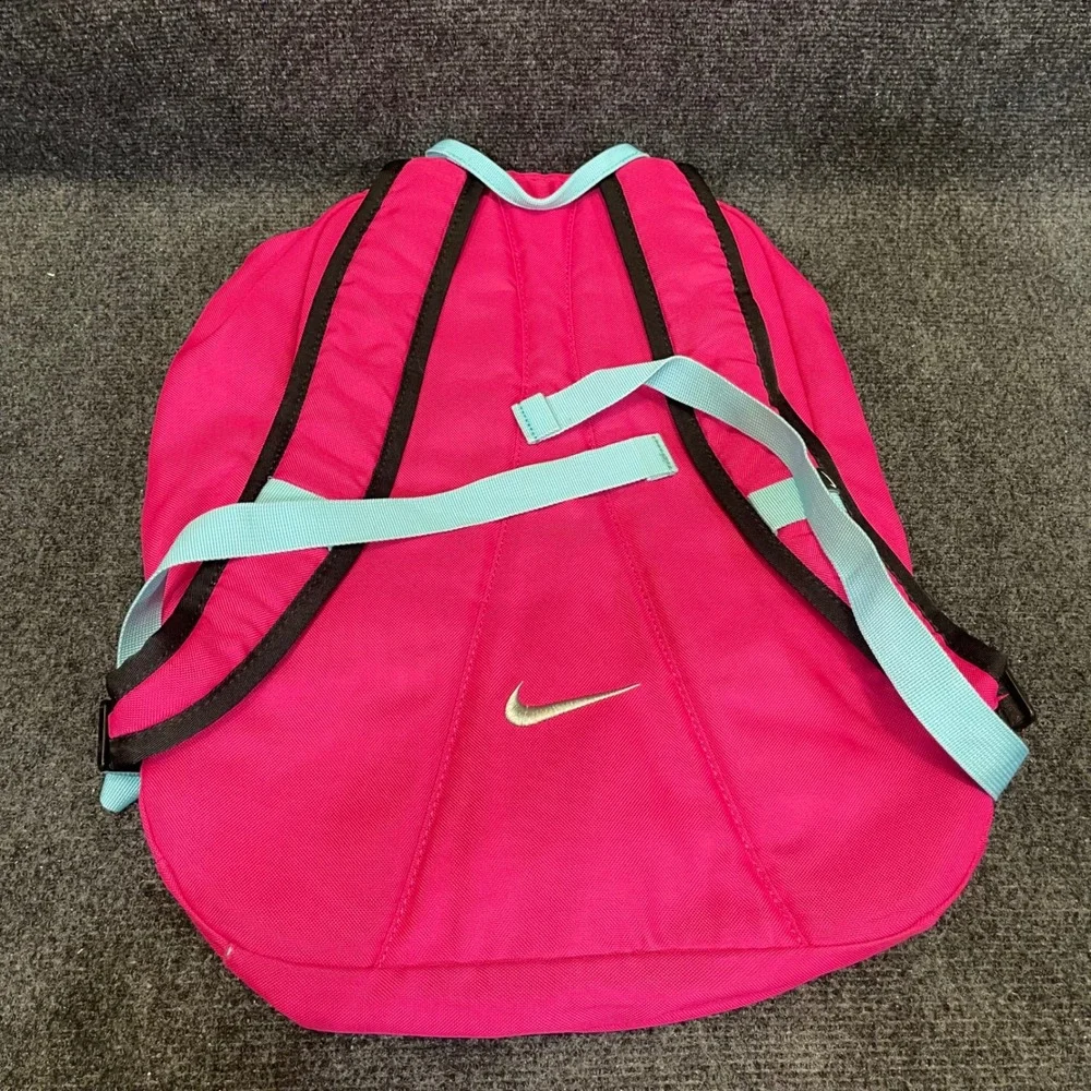 Nike BZ9494-644 Hayward‎ Futura Backpack Pink/Teal Logo School Gym Bag Daypack